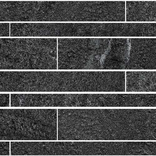 Viborg Quarzite Black Brick Wa...