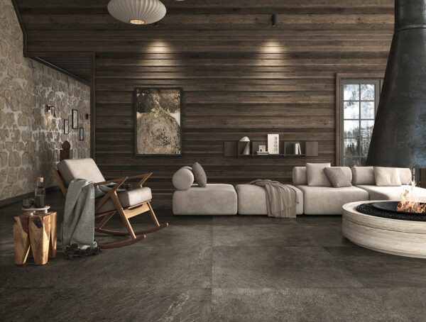 Viborg Quarzite Brown Brick Wall