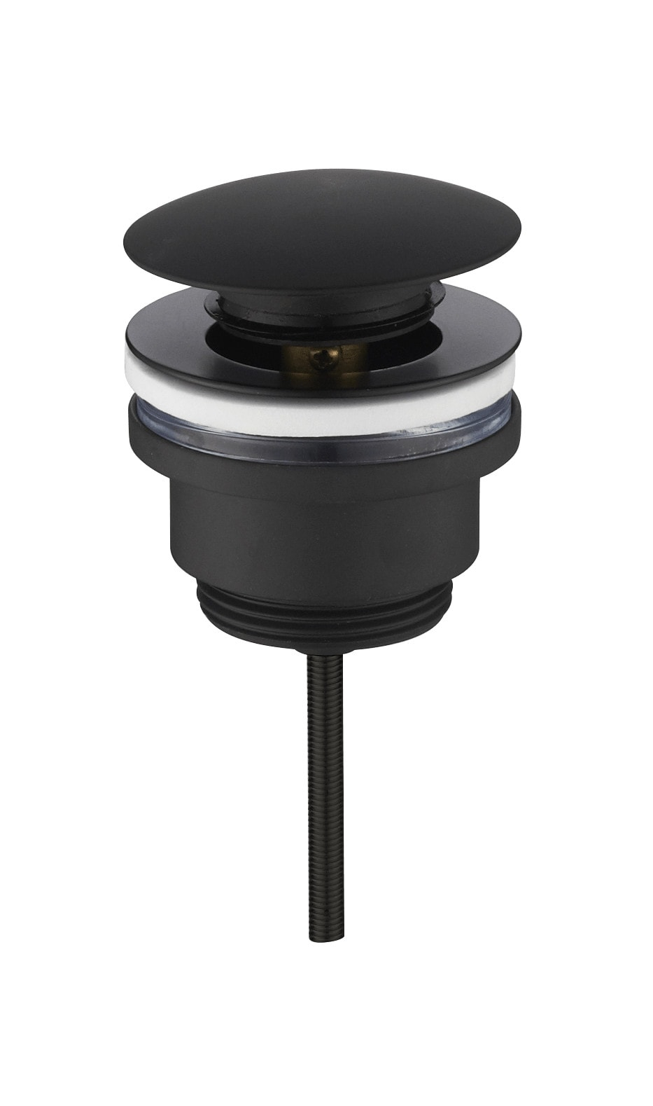 Universal klikventil, justerbar 10-60 mm , mat sort