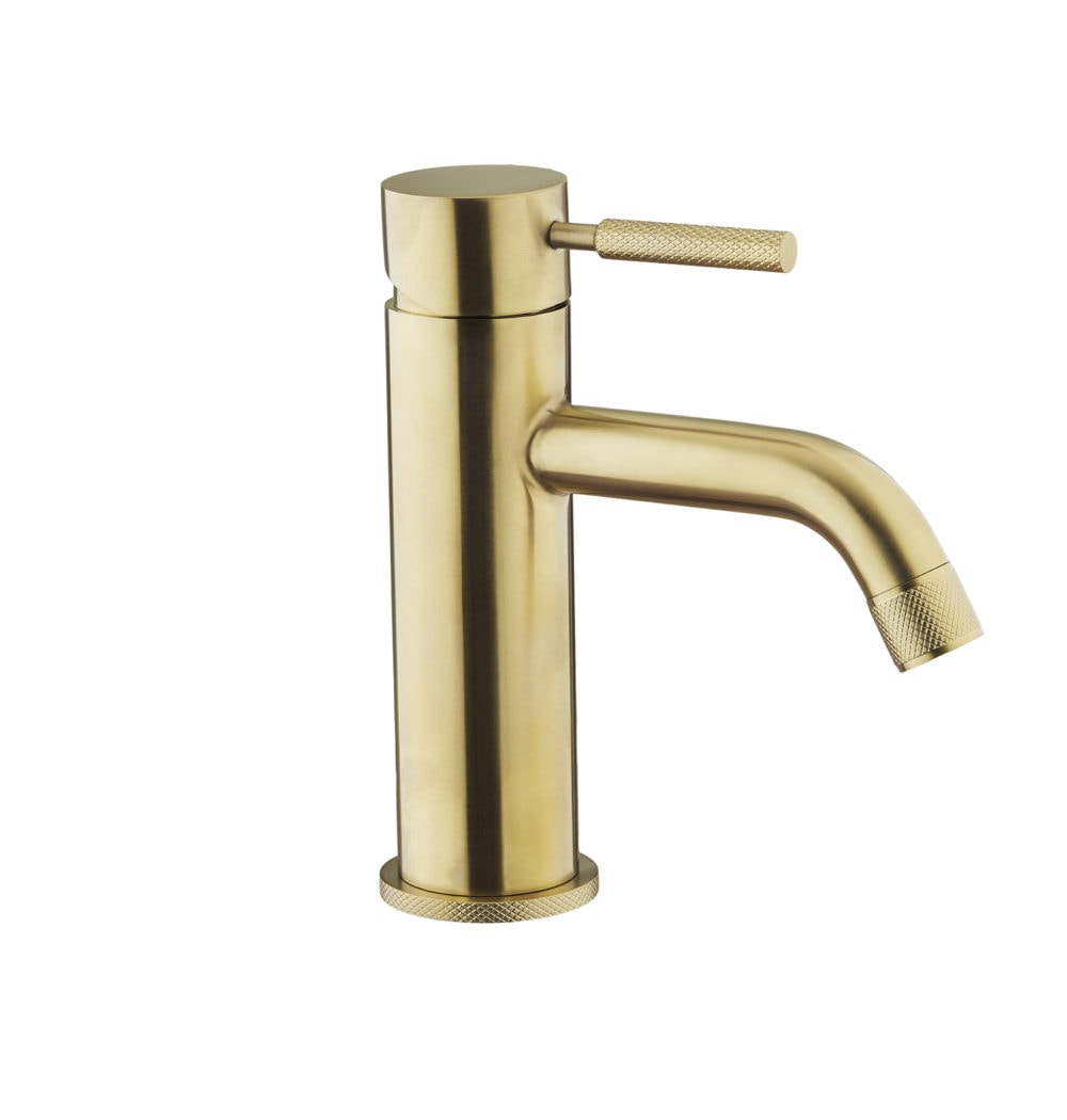 Noba Badarmatur, Crystal Cut detaljer.  u. løft op ,rustfri  - Børstet Messing