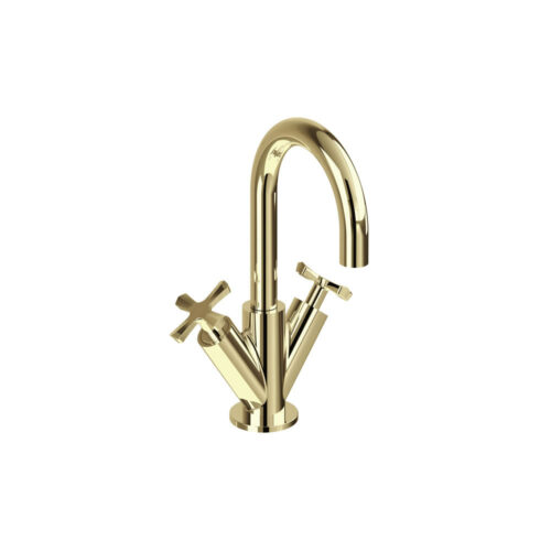 Riviera Mono Basin Mixer Gold ...