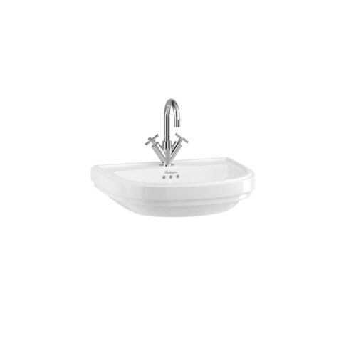 Riviera 58cm D shaped Basin 1T...