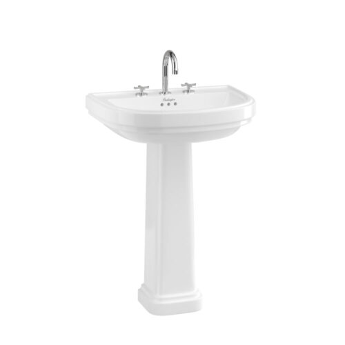 Riviera 65cm D shaped Basin 3T...