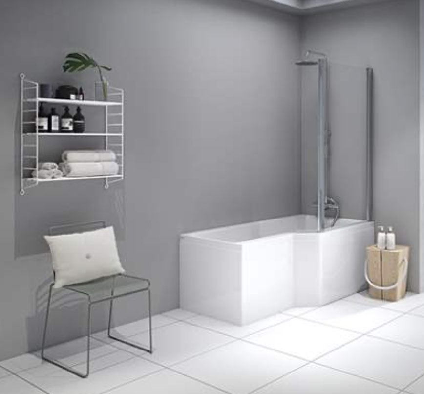 Urban Edge Showerbath1575x700/845mm
