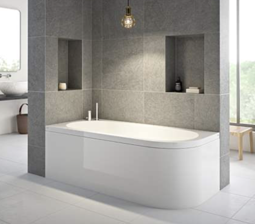 Status badekar 1700x800mm rekt. akryl