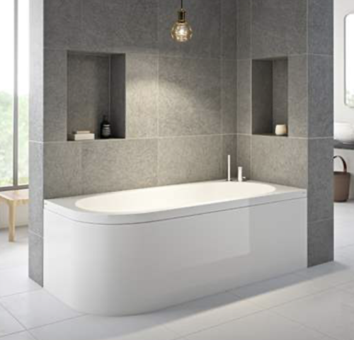 Status badekar 1700x800mm rekt. akryl