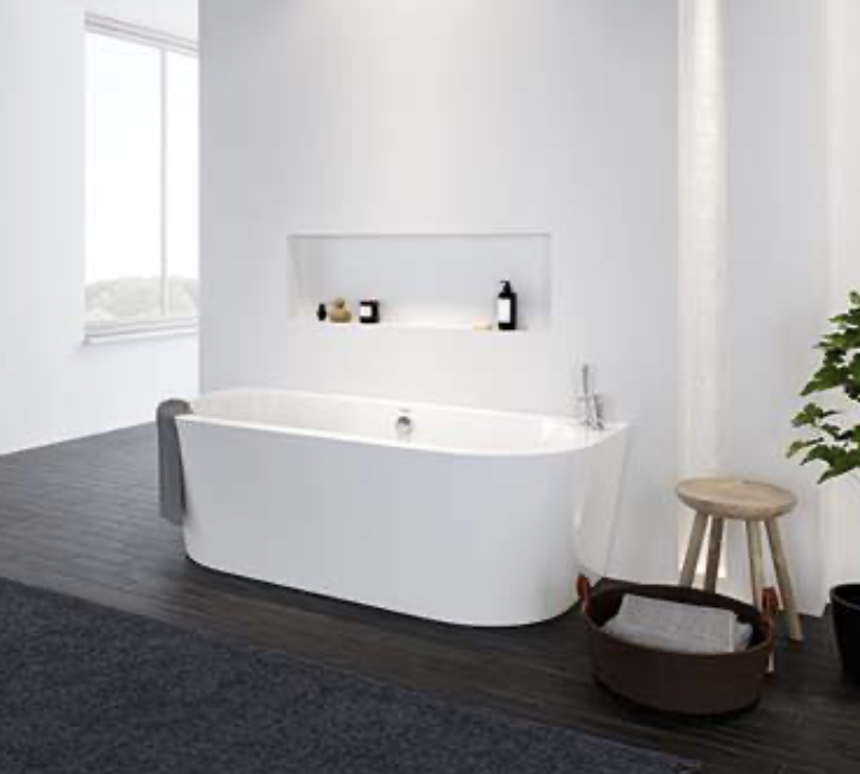 Lago Back-To-Wall  kar 1800x800mm inkl.