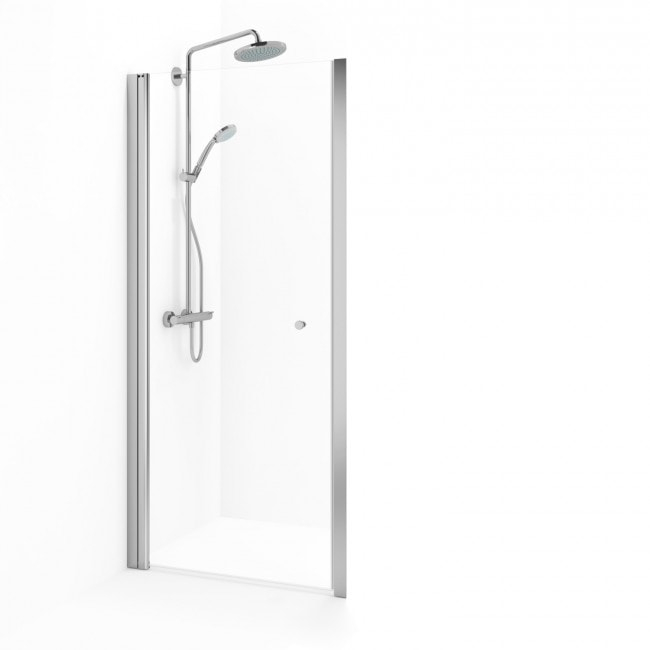 Spirit dør til niche 85,5-89 cm , 197 cm Isglas blank profil