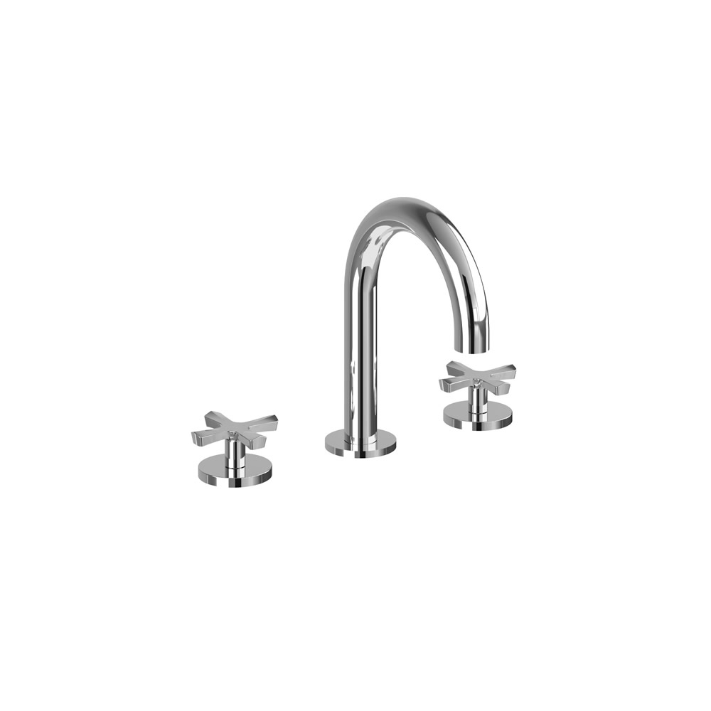 Riviera 3 hole deck Basin mixer Chrome (Ca.14 dage lev.Tid)