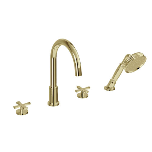 Riviera 4 Hole Bath Set Gold (...