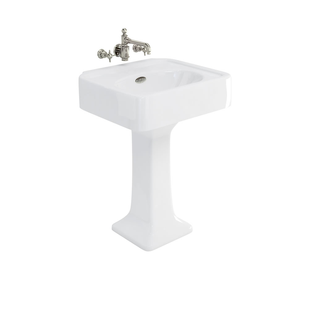 Arcade 600mm Basin with overflow & no tap holes  (Ca.14 dage lev.Tid)