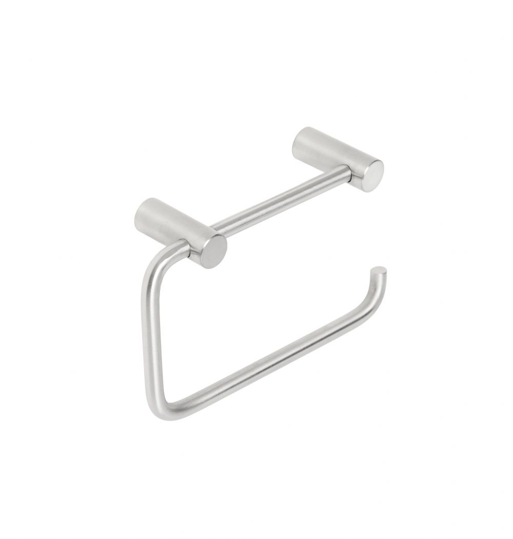 Papirholder, Børstet rustfri stål