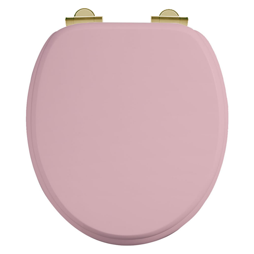 Bespoke Seat Pink with Gold Hinges (ca.10-12 ugers lev.Tid)