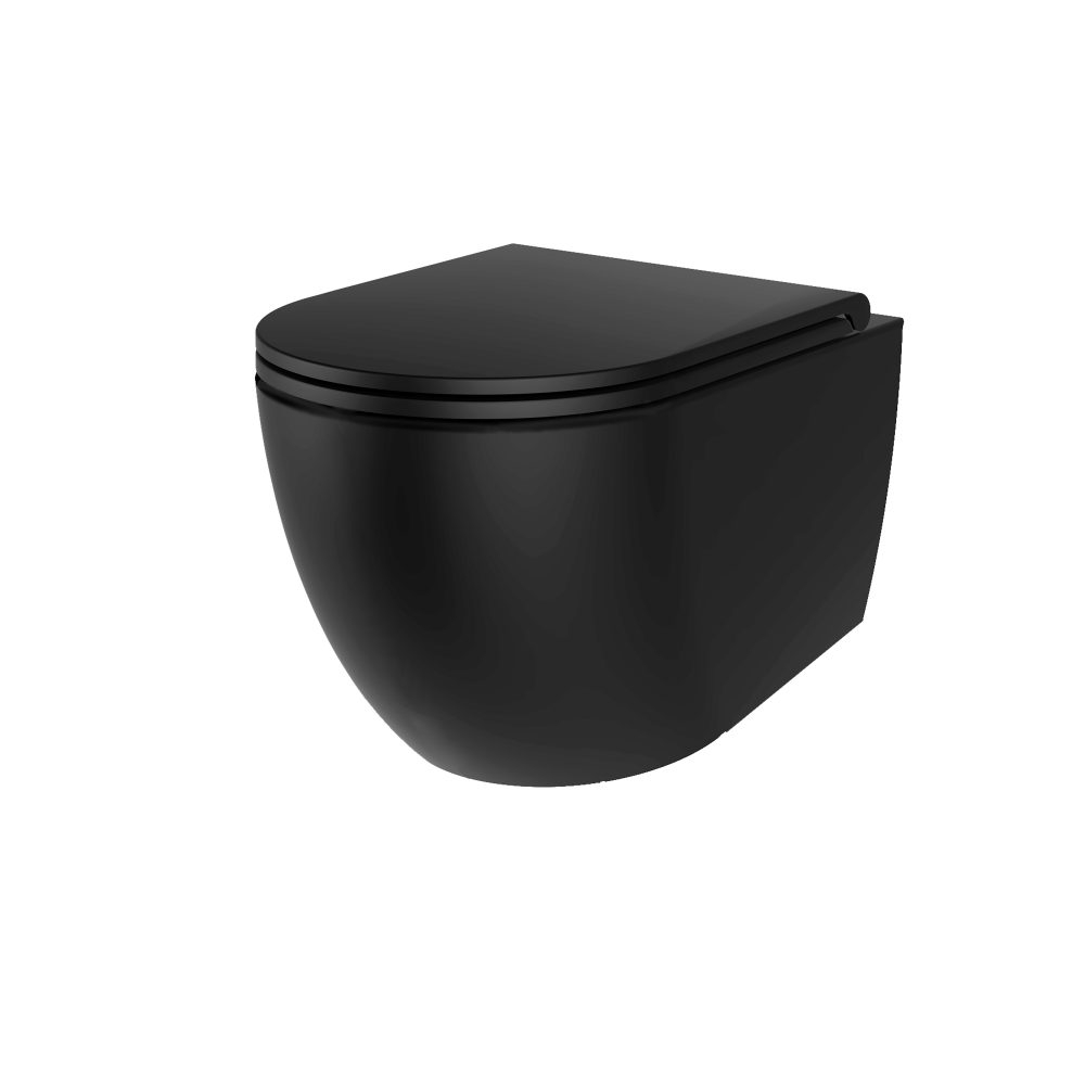 Tour hængskål rimless, Rimless, Mat Sort