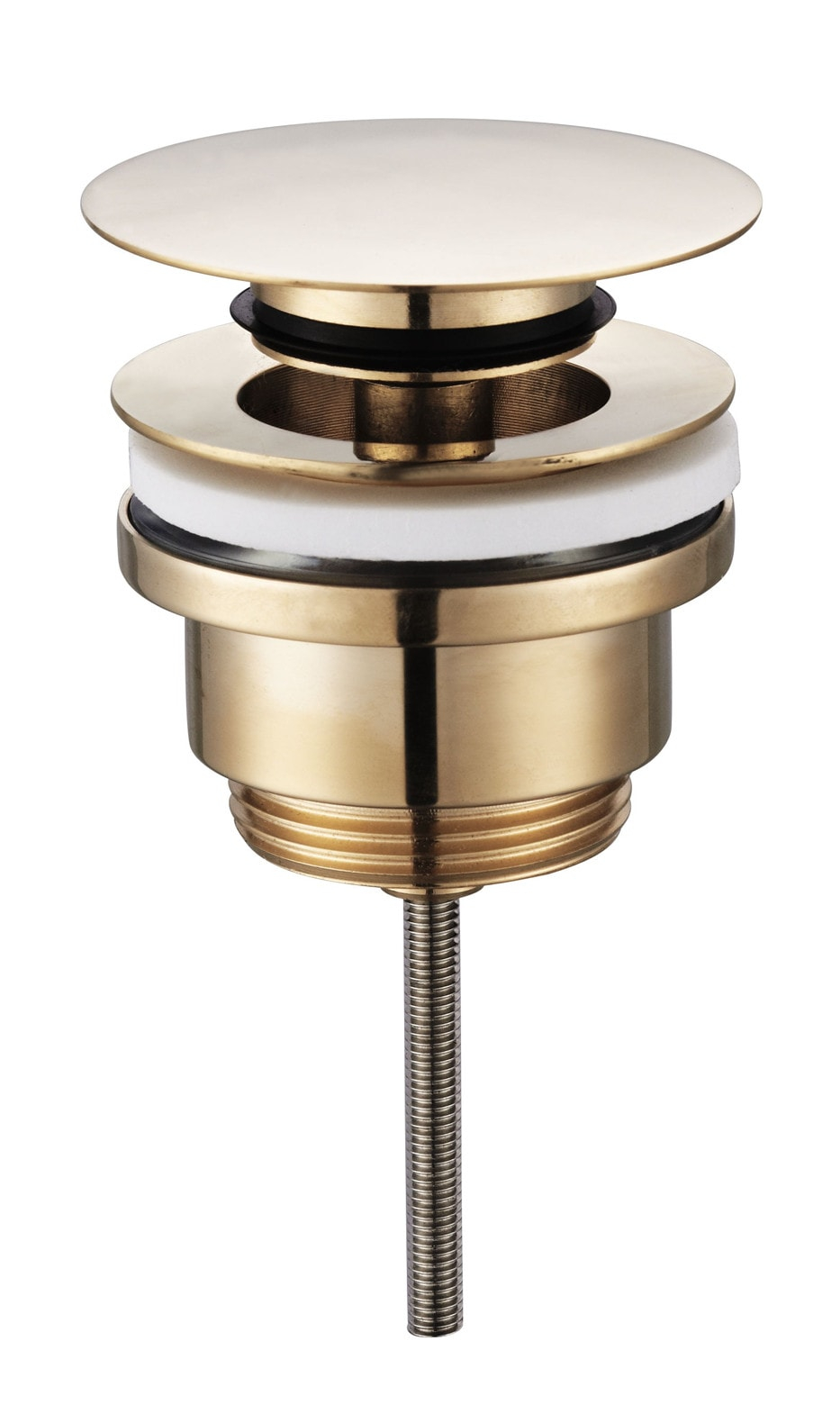 Universal klikventil, justerbar 10-60 mm , blank messing