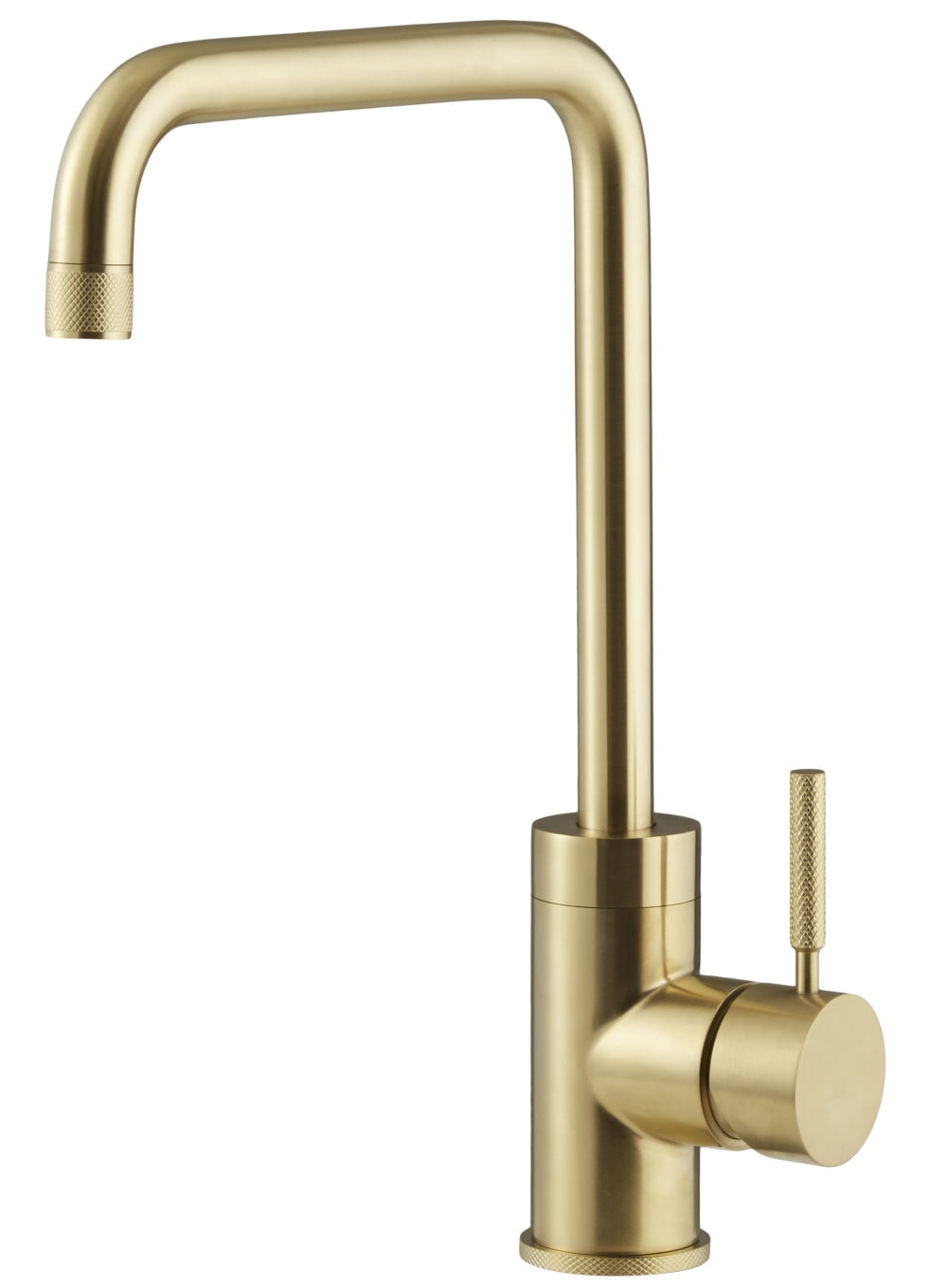 Noba Køkkenarmatur ,Crystal Cut detaljer, rustfri - Børstet Messing