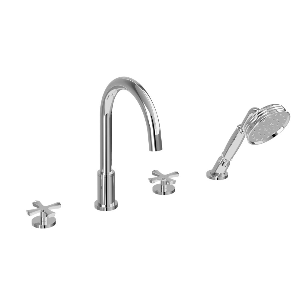 Riviera 4 Hole Bath Set Chrome (Ca.14 dage lev.Tid)
