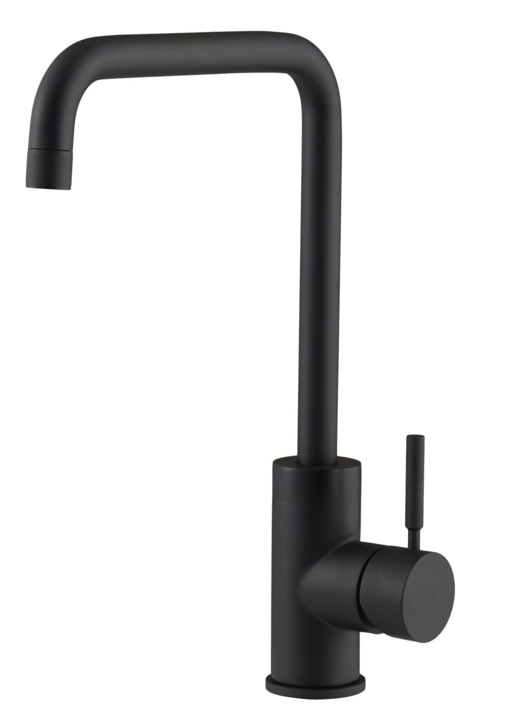 Noba Køkkenarmatur ,Crystal Cut detaljer, rustfri - Mat Sort