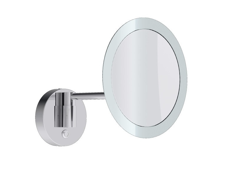 Væghængt kosmetik spejl Med led Lys, 3x forstørrelse