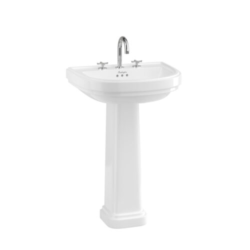 Riviera 58cm D shaped Basin 3T...