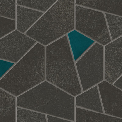 Bark Tarmac Mosaico Hex Jade