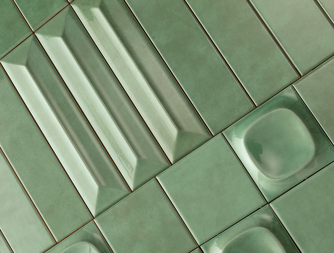 Haugesund Verde Acqua Groovy Glossy