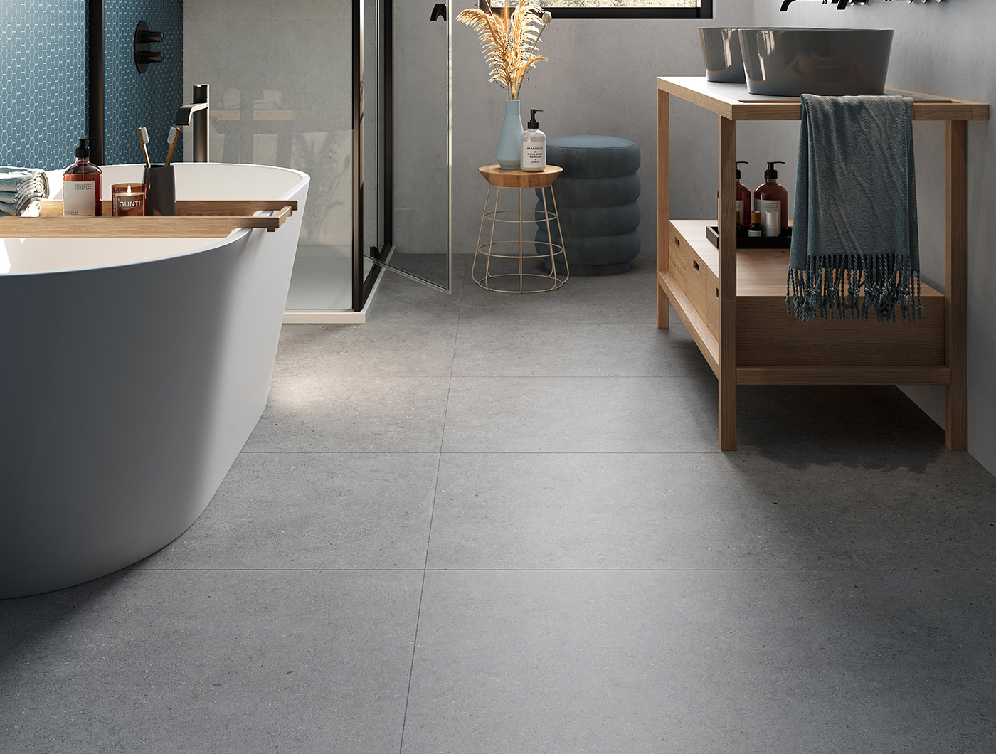 Oslo Graphite Brick Wall