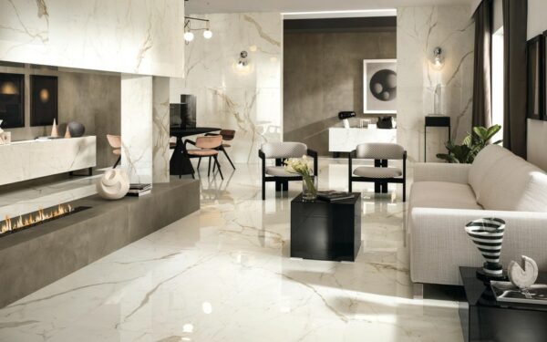 Lexus Shine Calacatta Imperiale Mosaico Twist Shiny