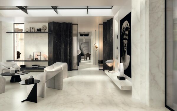 Lexus Shine Statuario Supremo Mosaico Twist Silk