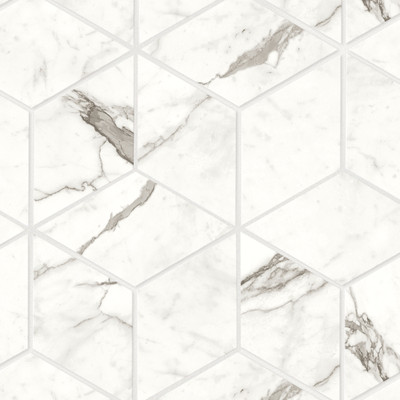 Lexus Shine Statuario Supremo Mosaico Esagono Lapp