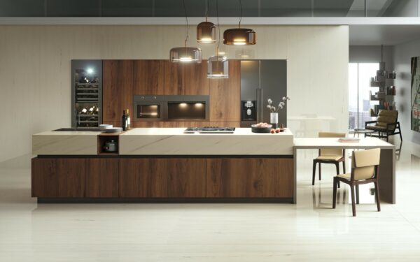Lexus Stone Nero Marquina Mosaico Esagono 3D