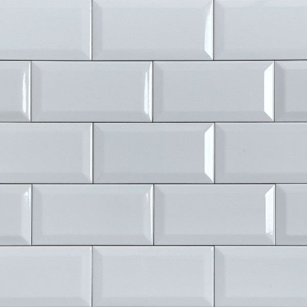 Metroflise Hvid Blank 7,5x15